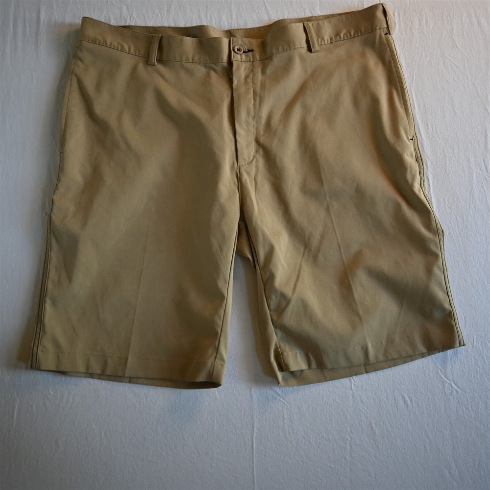 Ping 40x9.5" Khaki Flat Front Peformance Golf‎ Mens Shorts